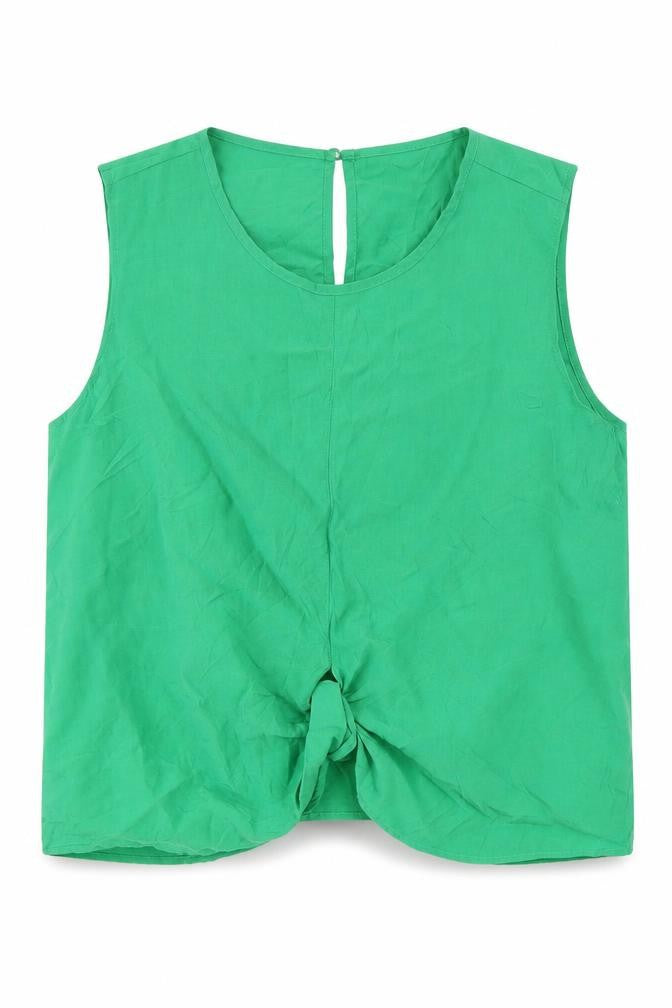 Front view of FW Bridge Green Sleeveless Top -, size 16, Women's