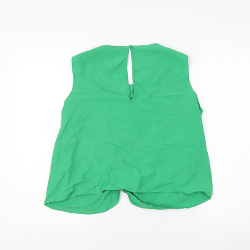 FW Bridge Green Sleeveless Top - Size 16, Women's