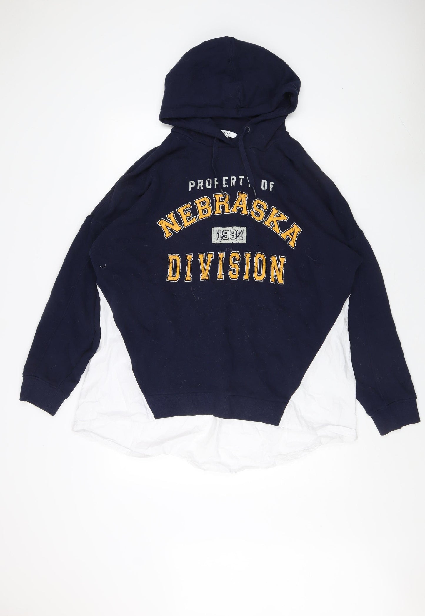 Next Men's XL Blue Pullover Hoodie - Logo Style