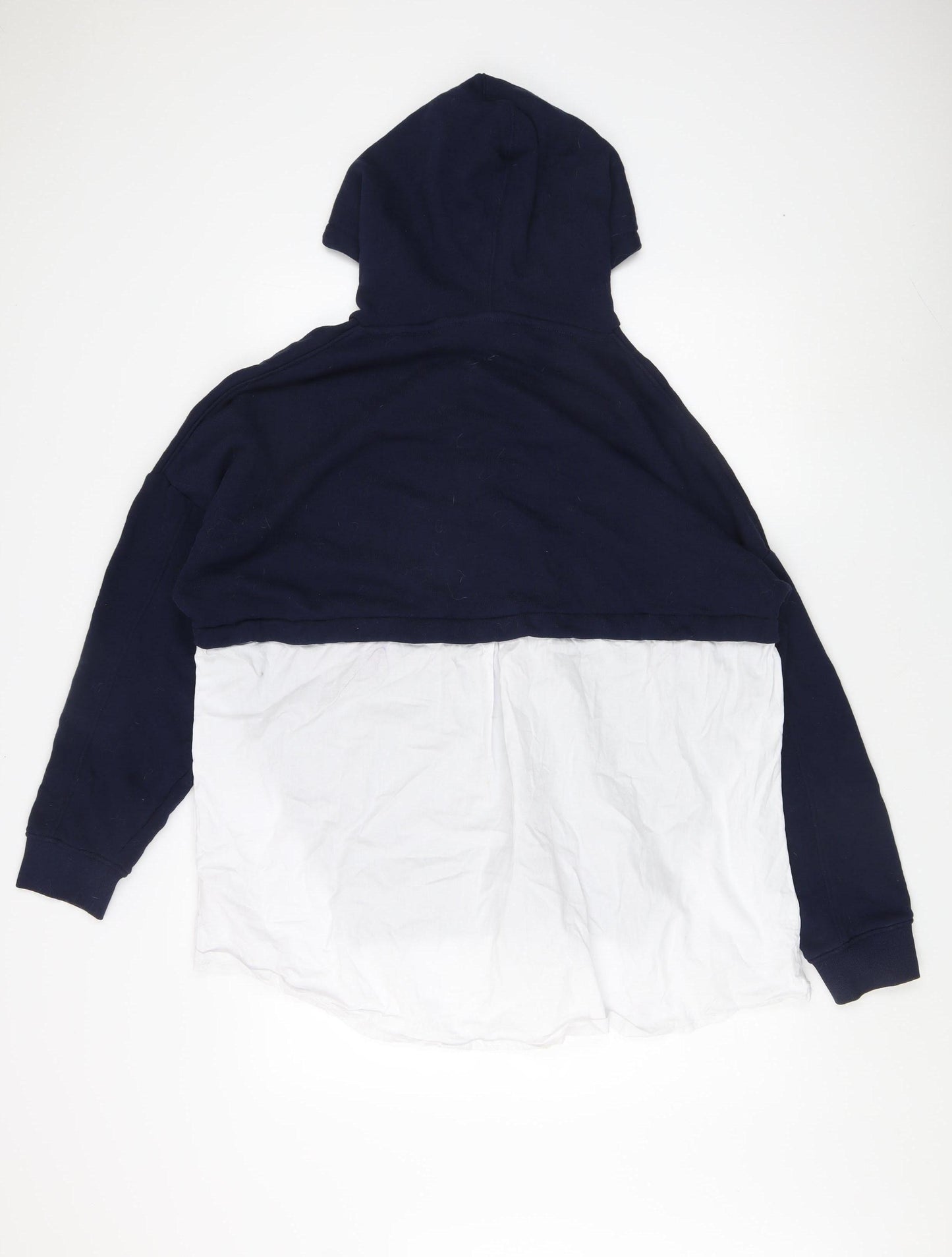 Next Men's XL Blue Pullover Hoodie - Logo Style