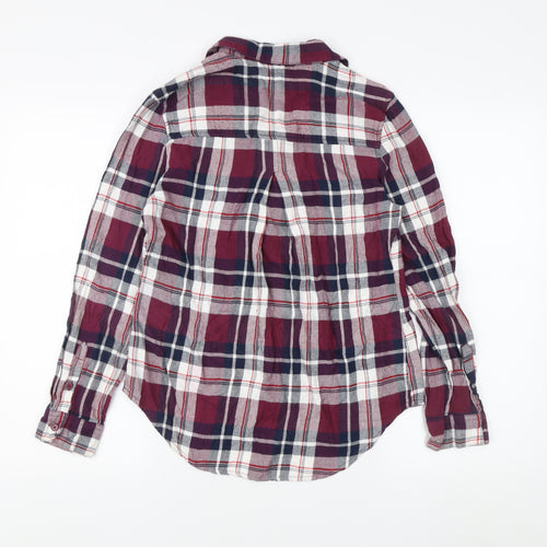 Joe Boxer Women's Multicoloured Plaid Button-Up Shirt M