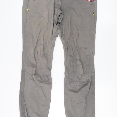 Heart of Stone Grey Women's Trousers, Size 10