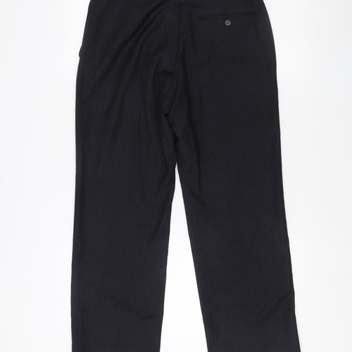 STVDIO Men's Black Dress Pants 30in Waist Formal Trousers