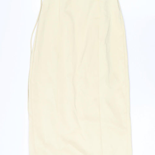 ZARA Ivory Strapless Sleeveless Dress XS Women