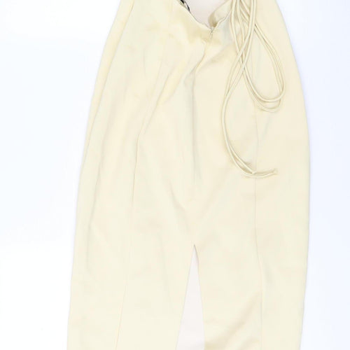 ZARA Ivory Strapless Sleeveless Dress XS Women