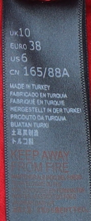 Tee and Cake Red Unisex Graphic T-Shirt, Size 10, Casual