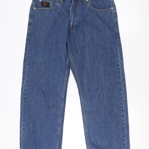 Forge Men's Blue Straight Jeans XS 32 Waist