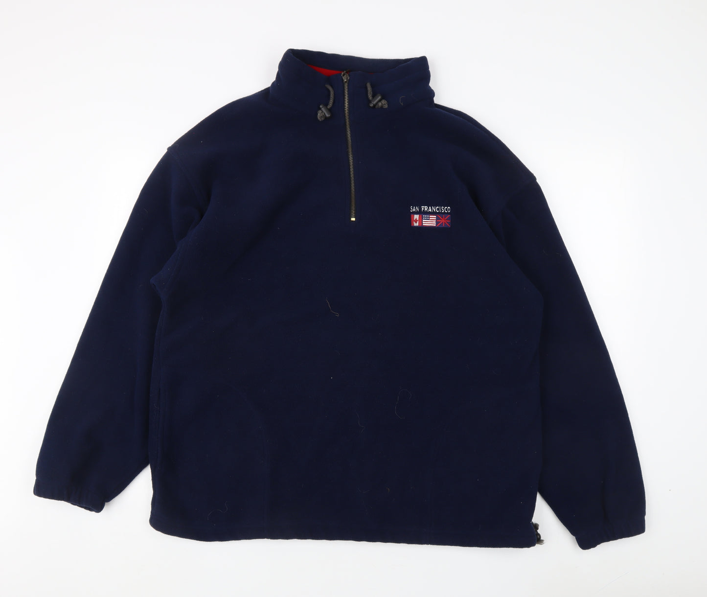 J. America Men's Blue XL Fleece Sweatshirt