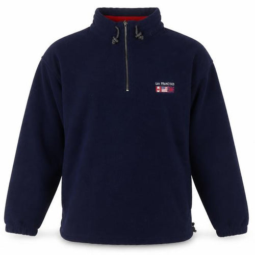 J. America Men's Blue XL Fleece Sweatshirt