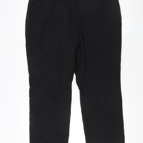 Brax Men's Black Straight Trousers Size 18