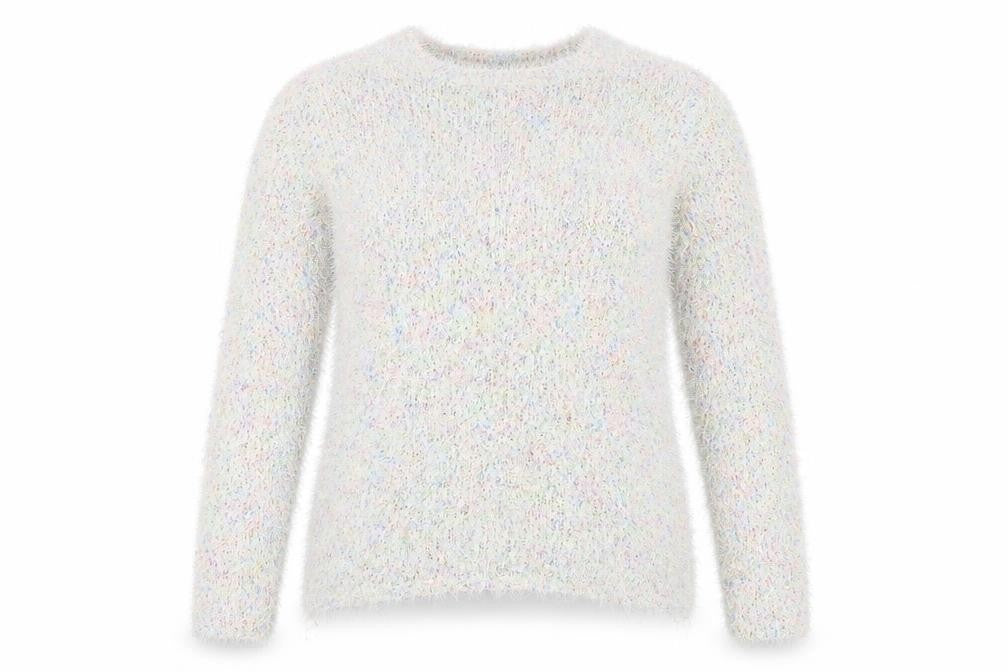 Front view of BHS Women's Ivory Chunky-Knit jumper, size 16