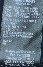 Marks and Spencer Women's Black Leggings, Size 18