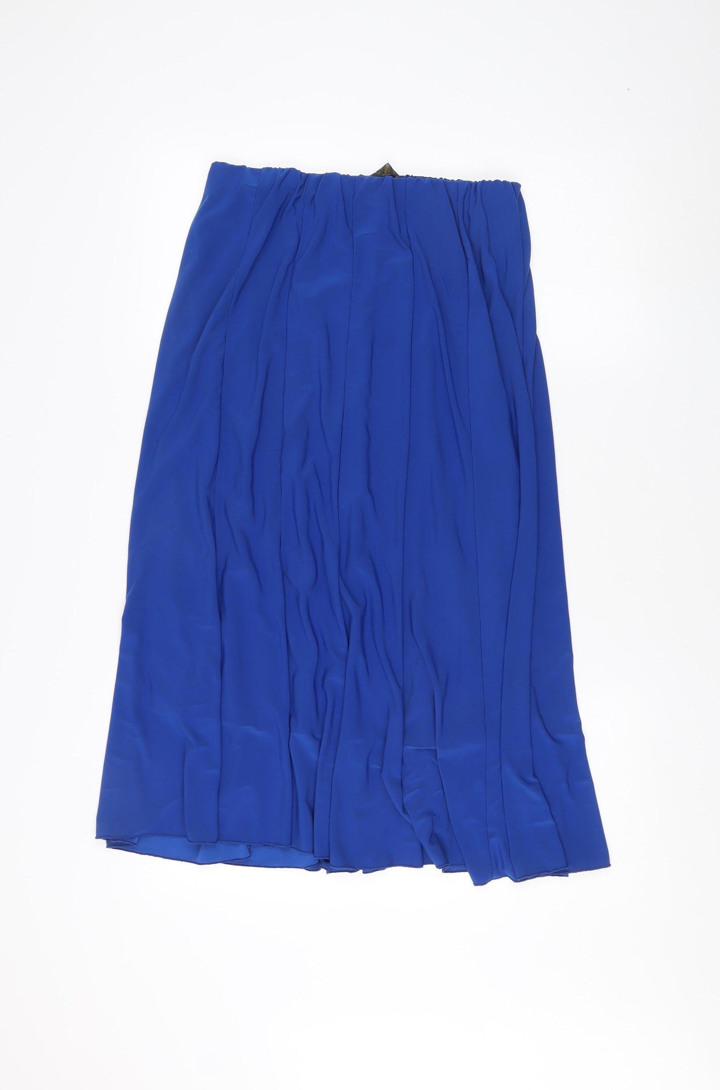 Forever by Michael Gold Women's Blue Midi Skirt L