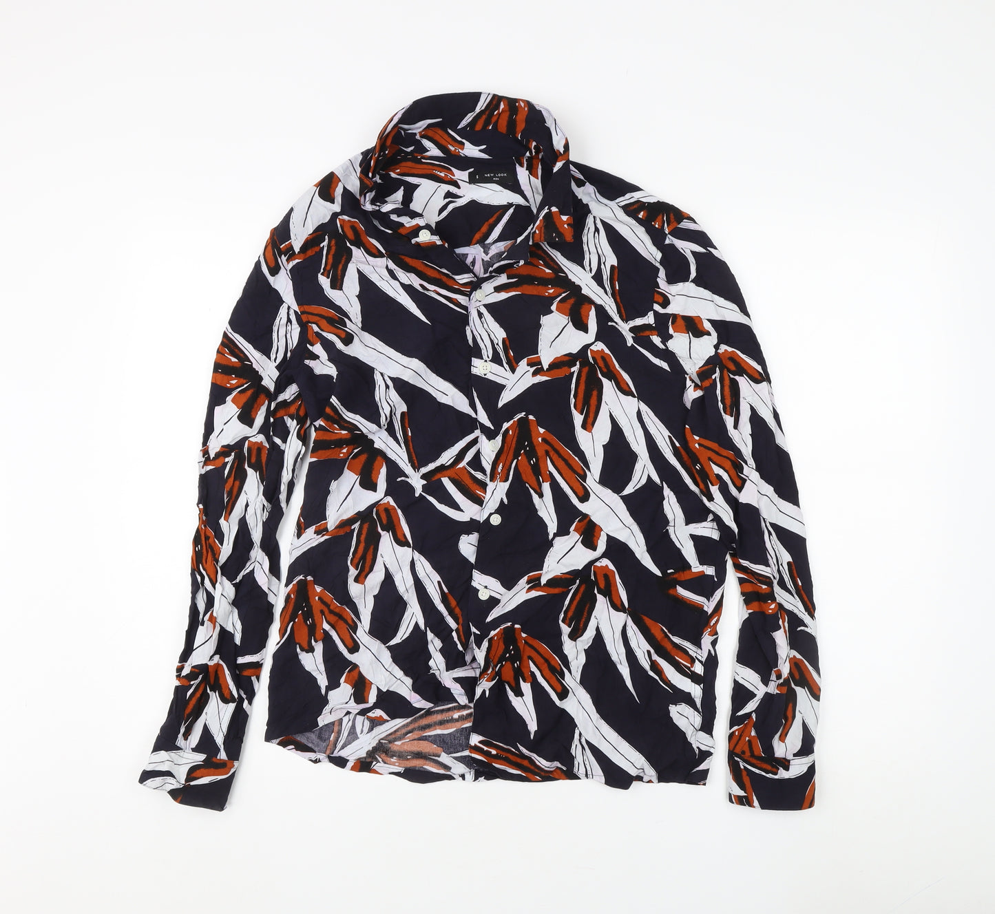 New Look Men's Multicoloured Floral Shirt, Size S
