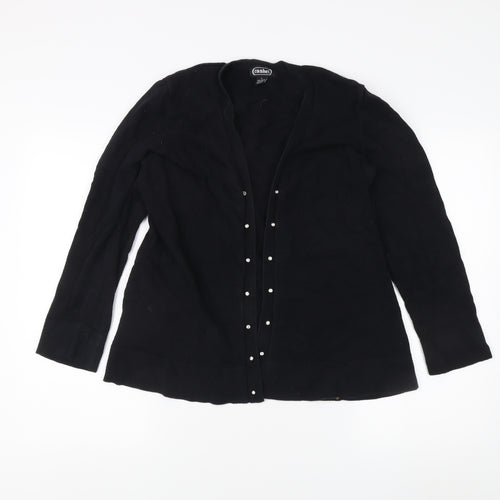 Cashel Women's Black Long Sleeve Cardigan Size L