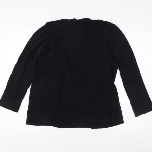 Cashel Women's Black Long Sleeve Cardigan Size L