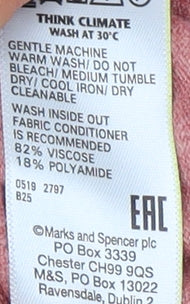 Marks and Spencer Women's Pink Cardigan Size 10