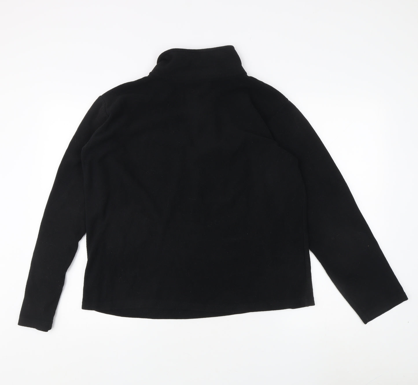 Freedom Trail Black Fleece 1/4 Zip Sweatshirt M