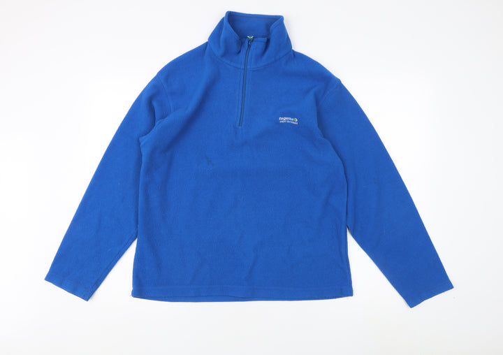 Regatta Men's Blue Fleece 1/4 Zip Sweatshirt M