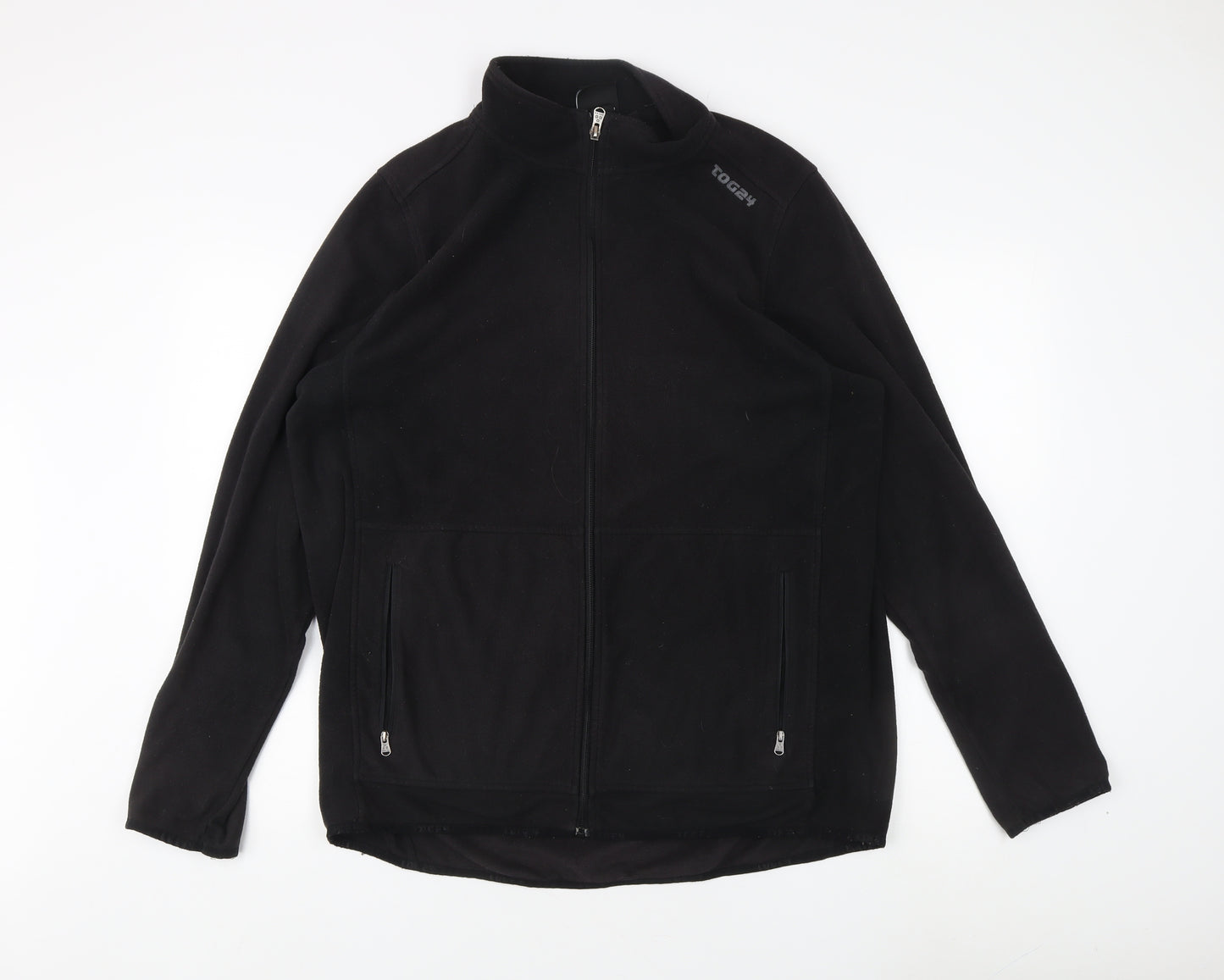 TOG24 Men's Black XL Fleece Jacket Outdoor