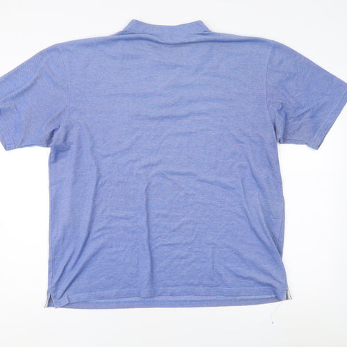 Gold Men Blue 2XL Polo Shirt for Men