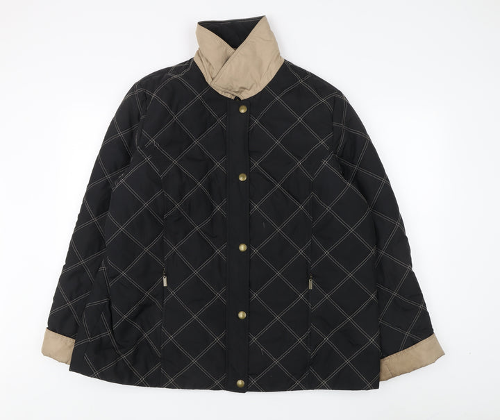 Windsmoor Unisex Black Quilted Jacket L+