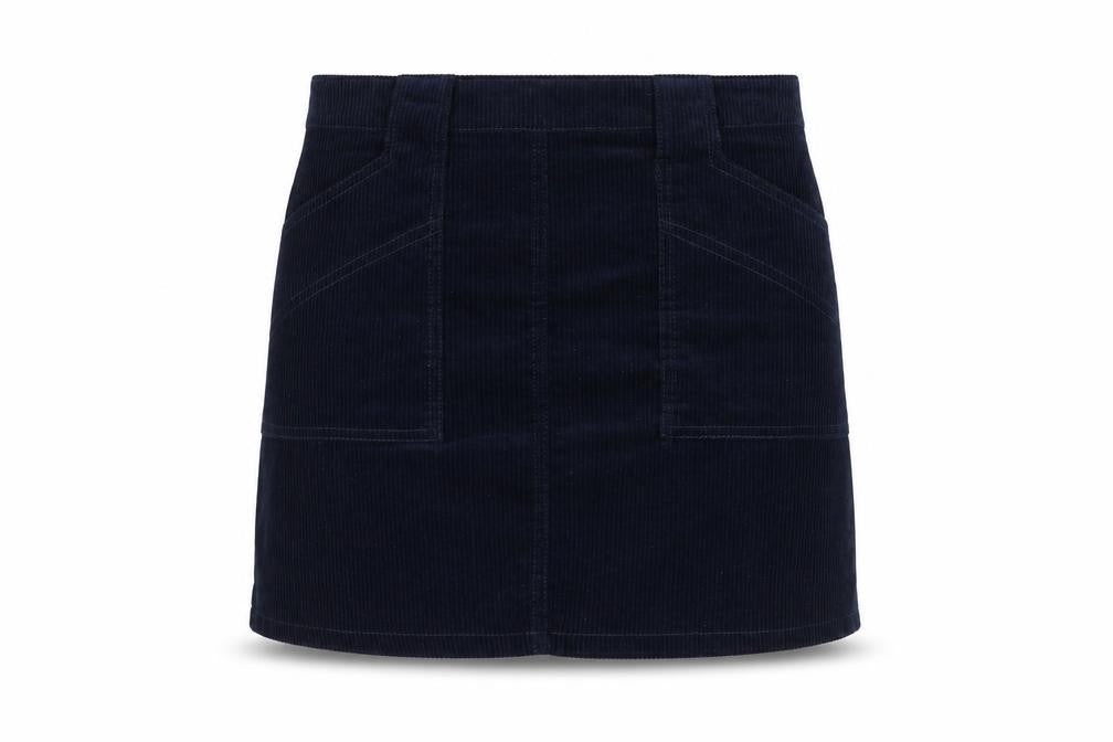BDG Women's Blue Corduroy Skirt, M, Casual Style