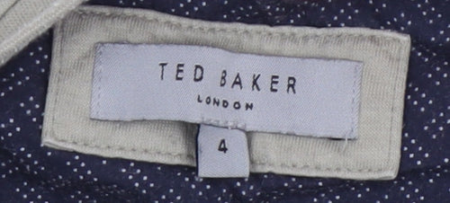 Ted Baker Women's Beige Crew Neck T-Shirt, Size L