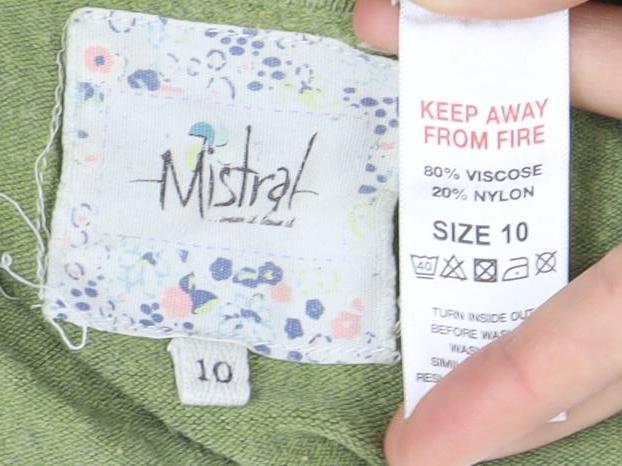Mistral Women's Green Cardigan Size 10 with Buttons