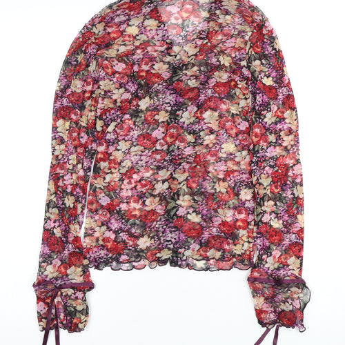 Per Una Women's Multicoloured Floral Blouse Size 12