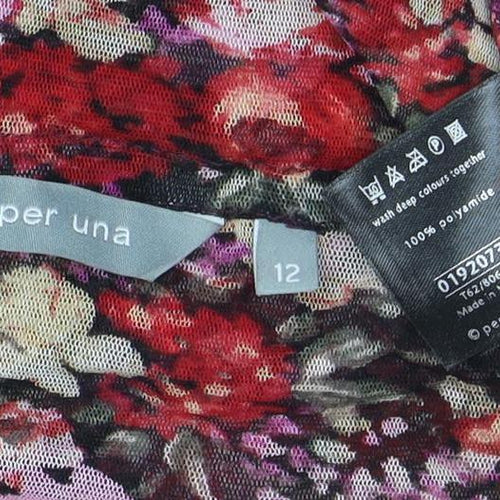 Per Una Women's Multicoloured Floral Blouse Size 12