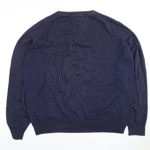 Austin Reed Men’s Blue Crew Neck Pullover Medium