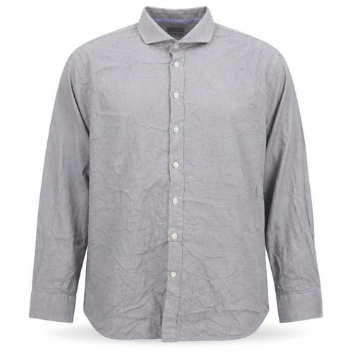 Jaeger Men's Check Regular Fit Cotton Dress Shirt L