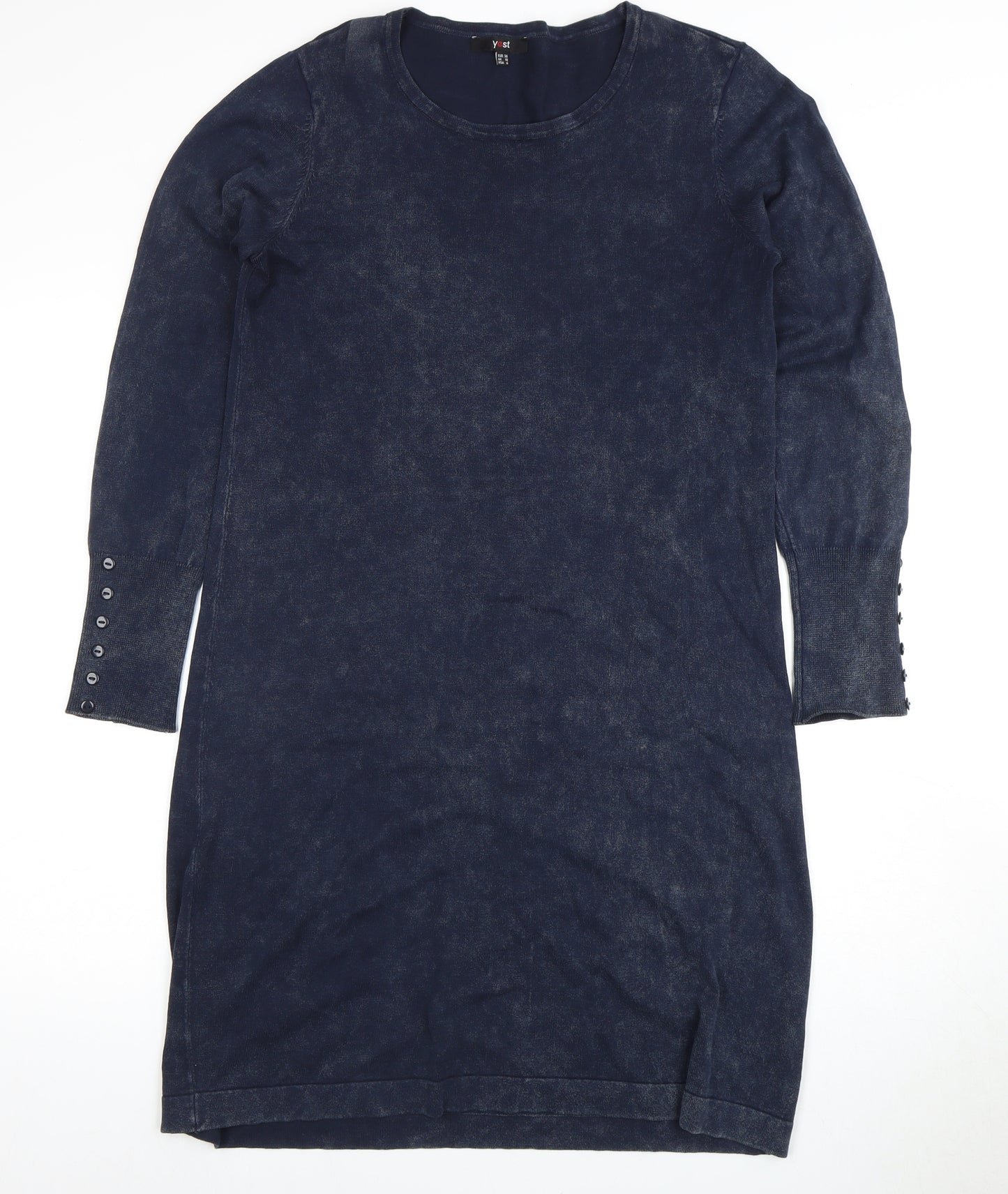 Yest Women's Blue Long Sleeve Dress Size 10