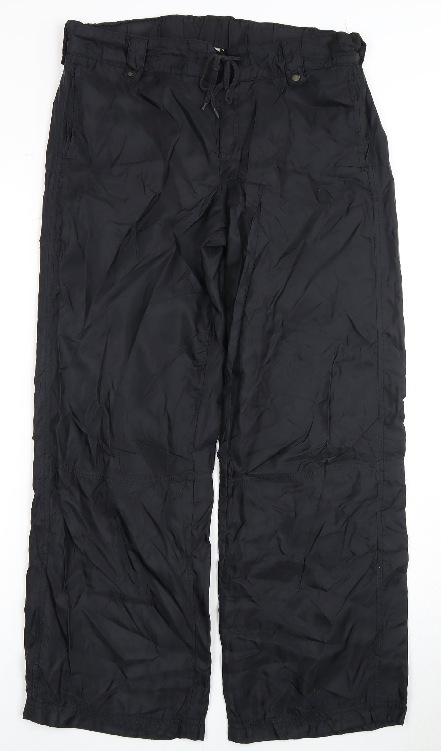 GAP Women's Black Windbreaker Trousers, M, Winter Casual