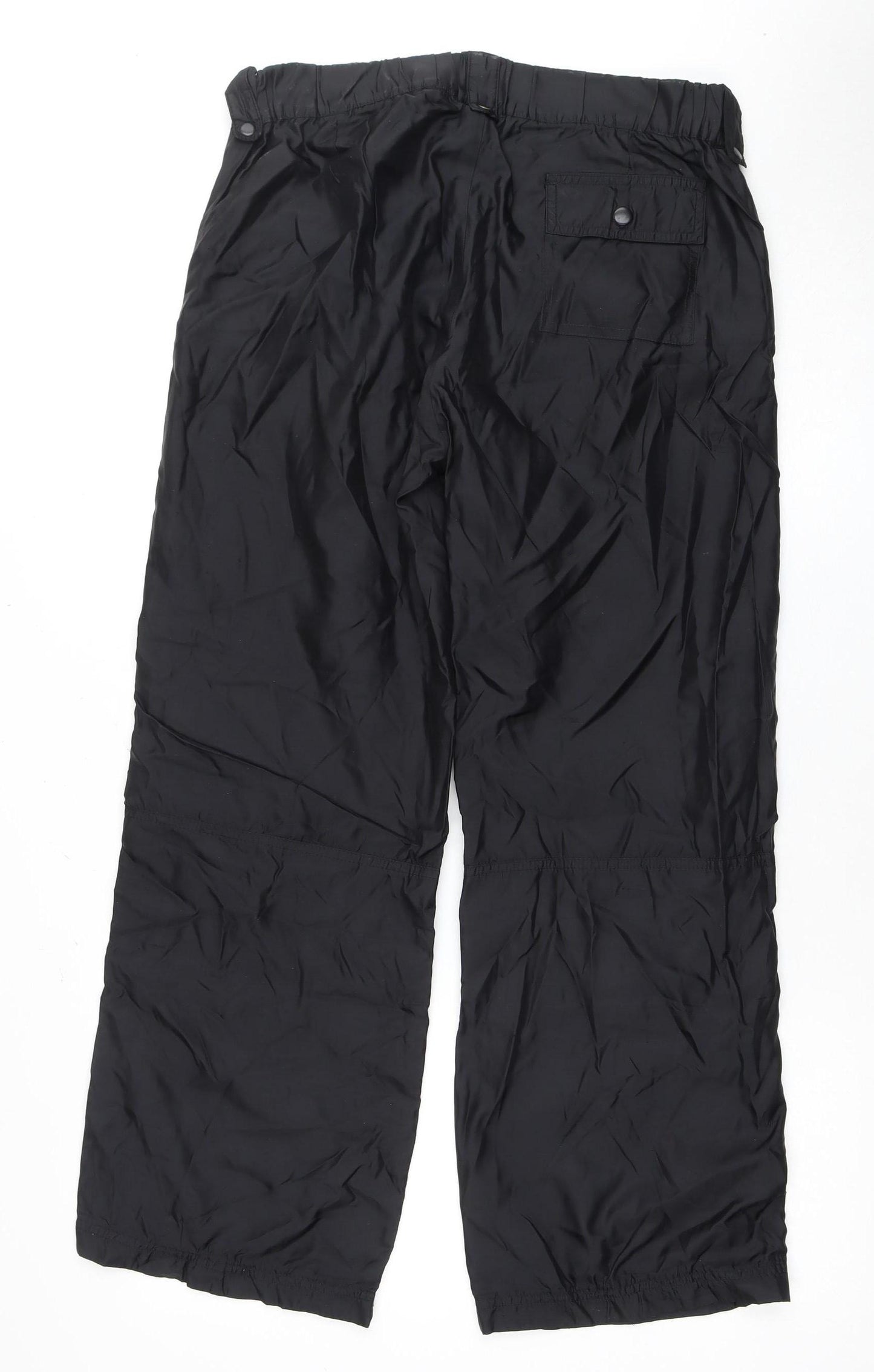 GAP Women's Black Windbreaker Trousers, M, Winter Casual