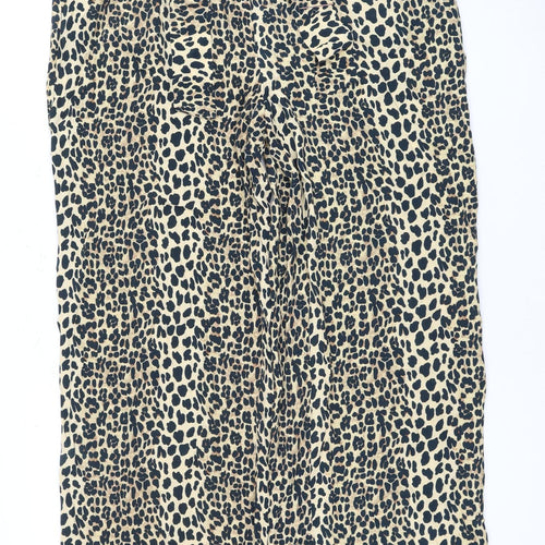 MNG Women's XL Leopard Print Casual Trousers