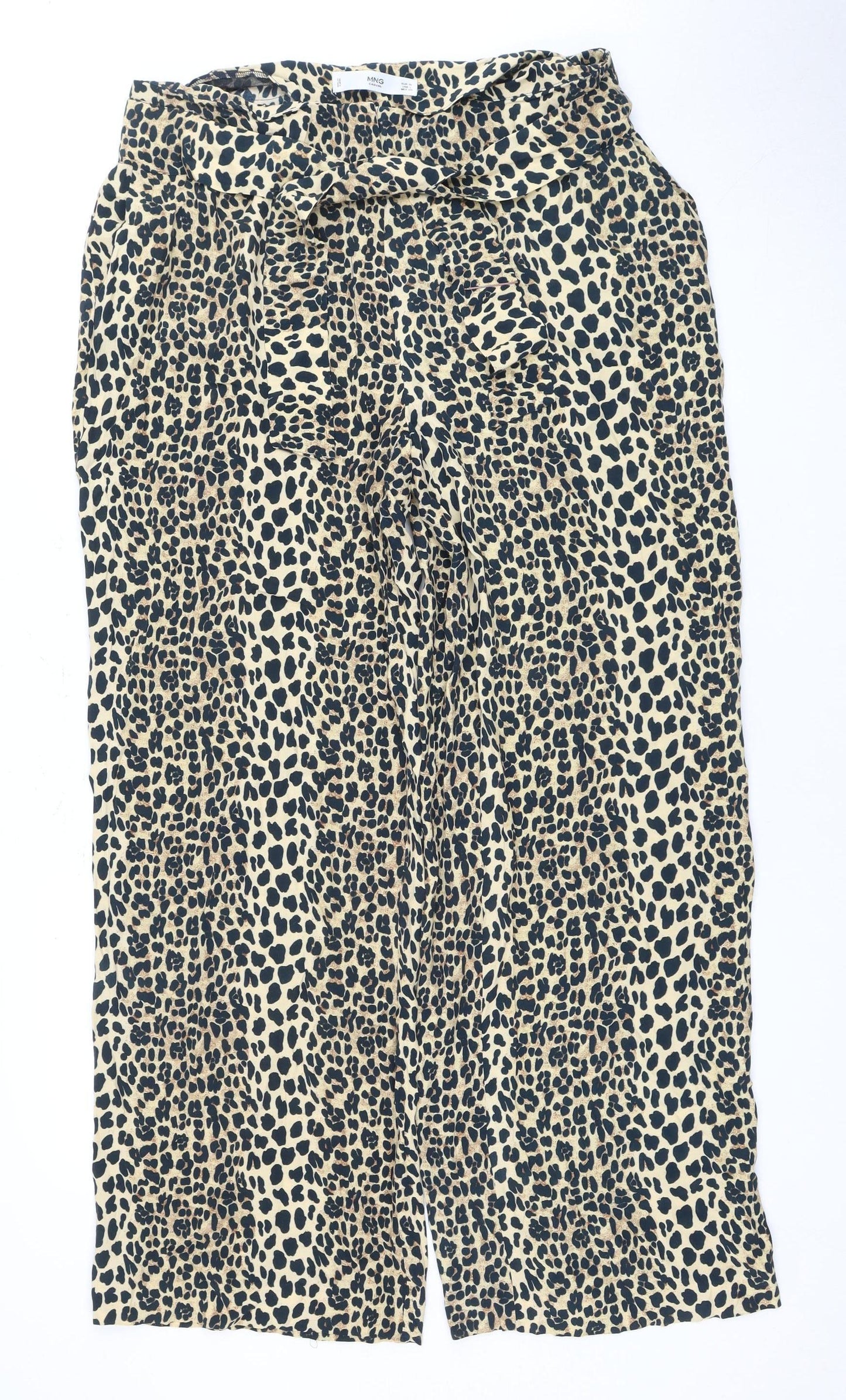 MNG Women's XL Leopard Print Casual Trousers