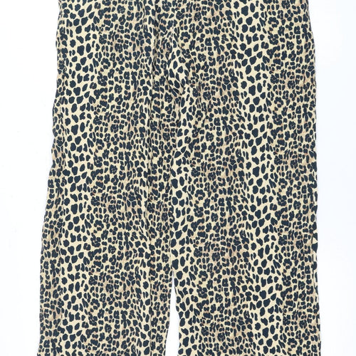MNG Women's XL Leopard Print Casual Trousers
