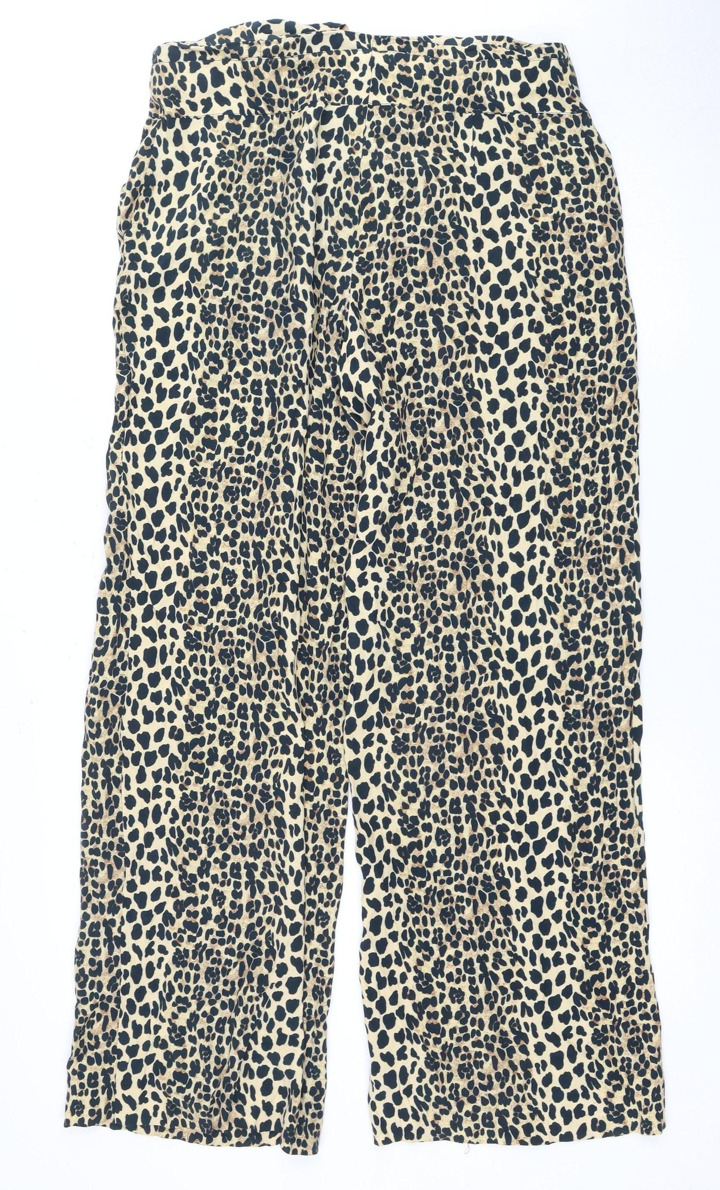 MNG Women's XL Leopard Print Casual Trousers