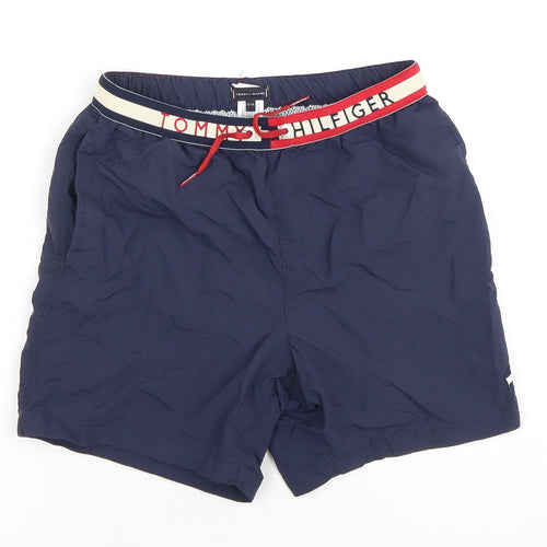 Tommy Hilfiger Boys Blue Swim Shorts 13-14 Years - Nautical Style