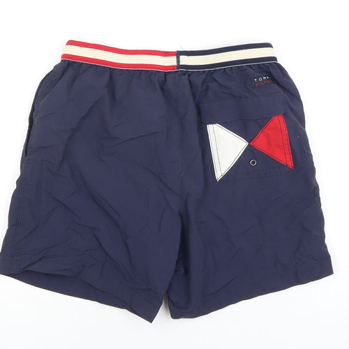 Tommy Hilfiger Boys Blue Swim Shorts 13-14 Years - Nautical Style