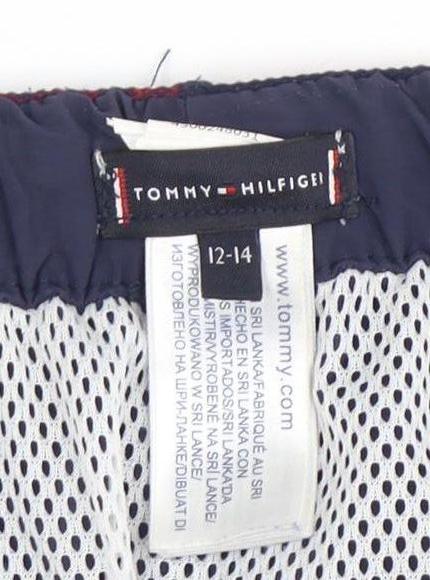 Tommy Hilfiger Boys Blue Swim Shorts 13-14 Years - Nautical Style