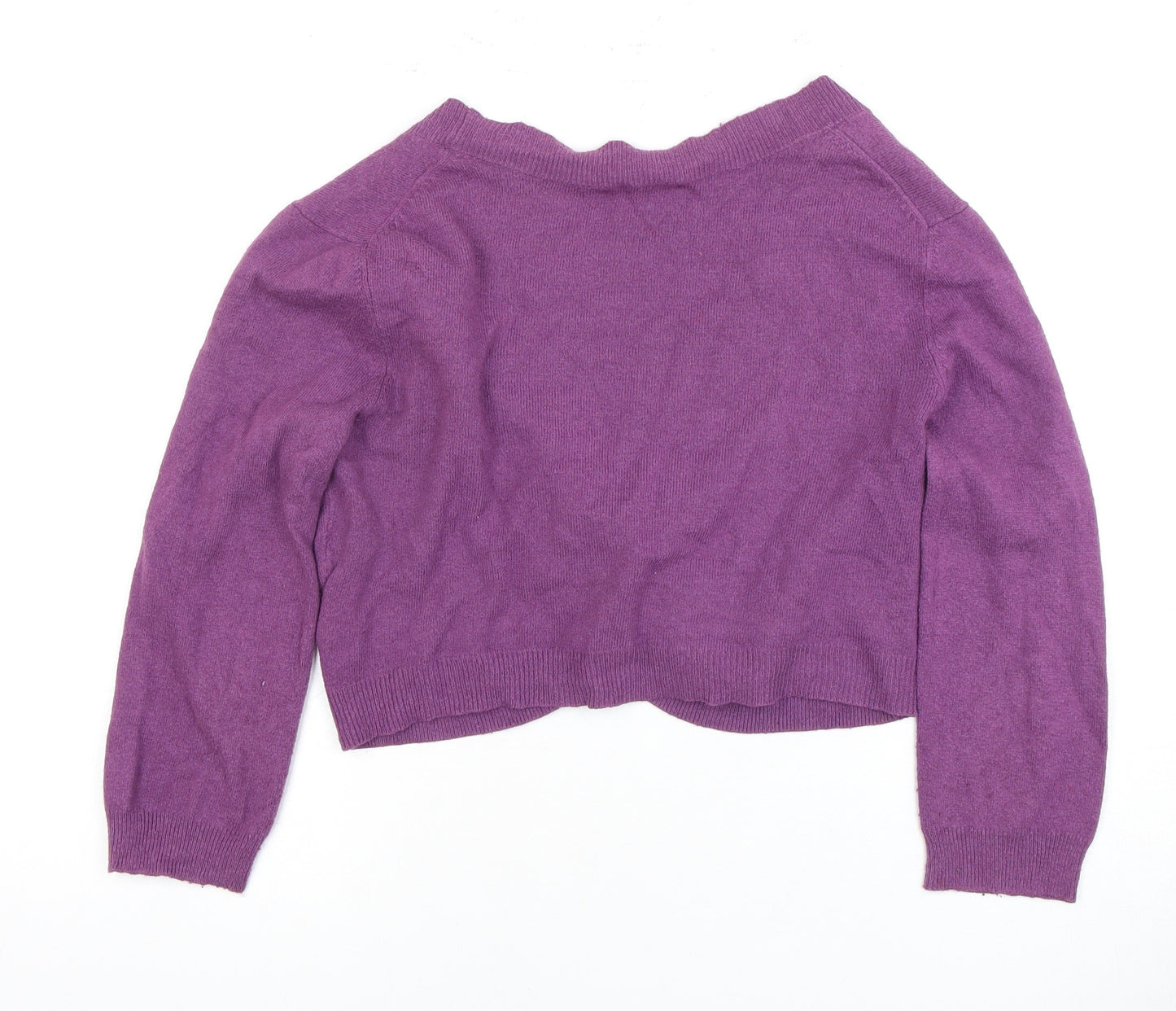 Berkertex Women's Purple Cardigan Size 14 V-Neck
