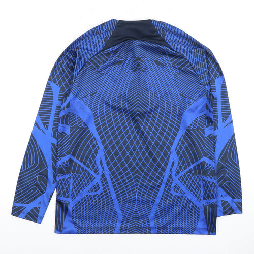 Nike Boys' Blue Football Pullover, 16 Years, Sports Style