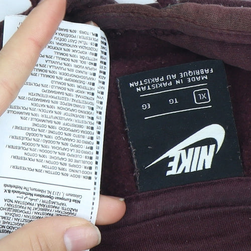 Nike Men's XL Multicoloured Fleece Hoodie