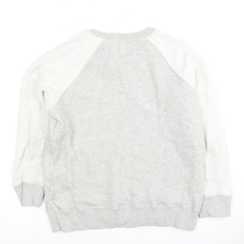 Jack Wills Grey Women's Pullover Sweatshirt Size 12