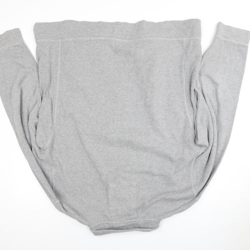 Fat Face Grey XL Henley Men's Sweatshirt