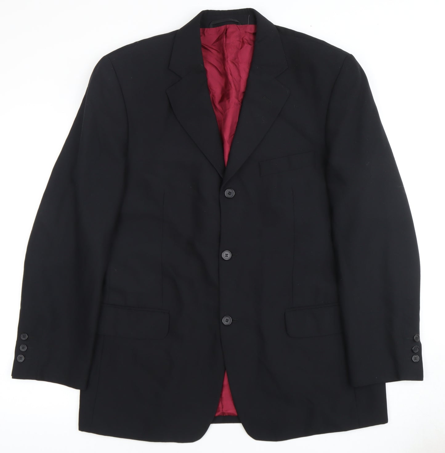 Roberto Bassi Men's Black Blazer, Size 40, Formal