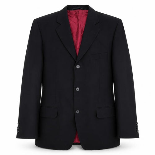 Roberto Bassi Men's Black Blazer, Size 40, Formal